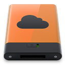 Orange iDisk B icon